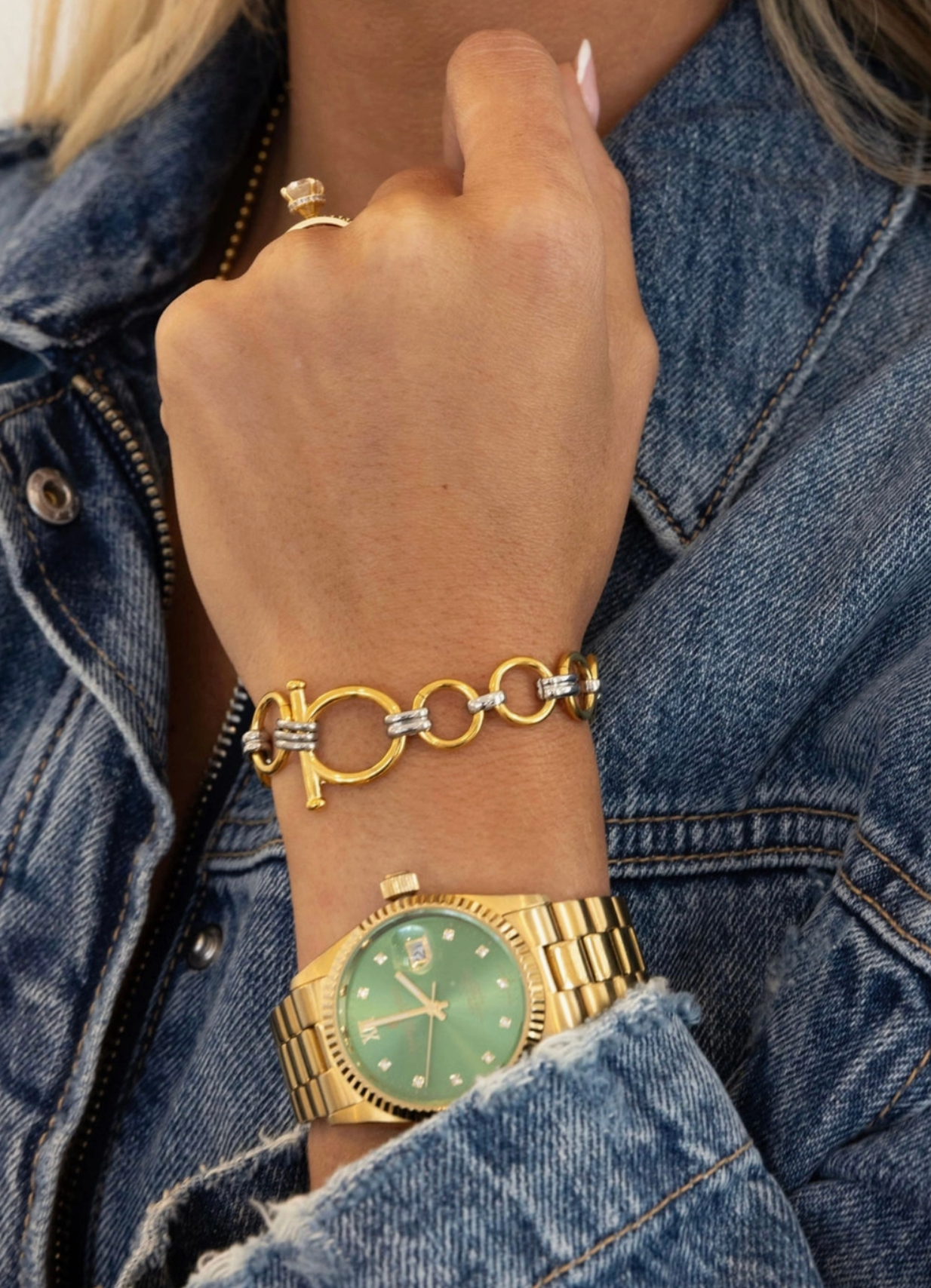 Jessica Bracelet Mixed Metal