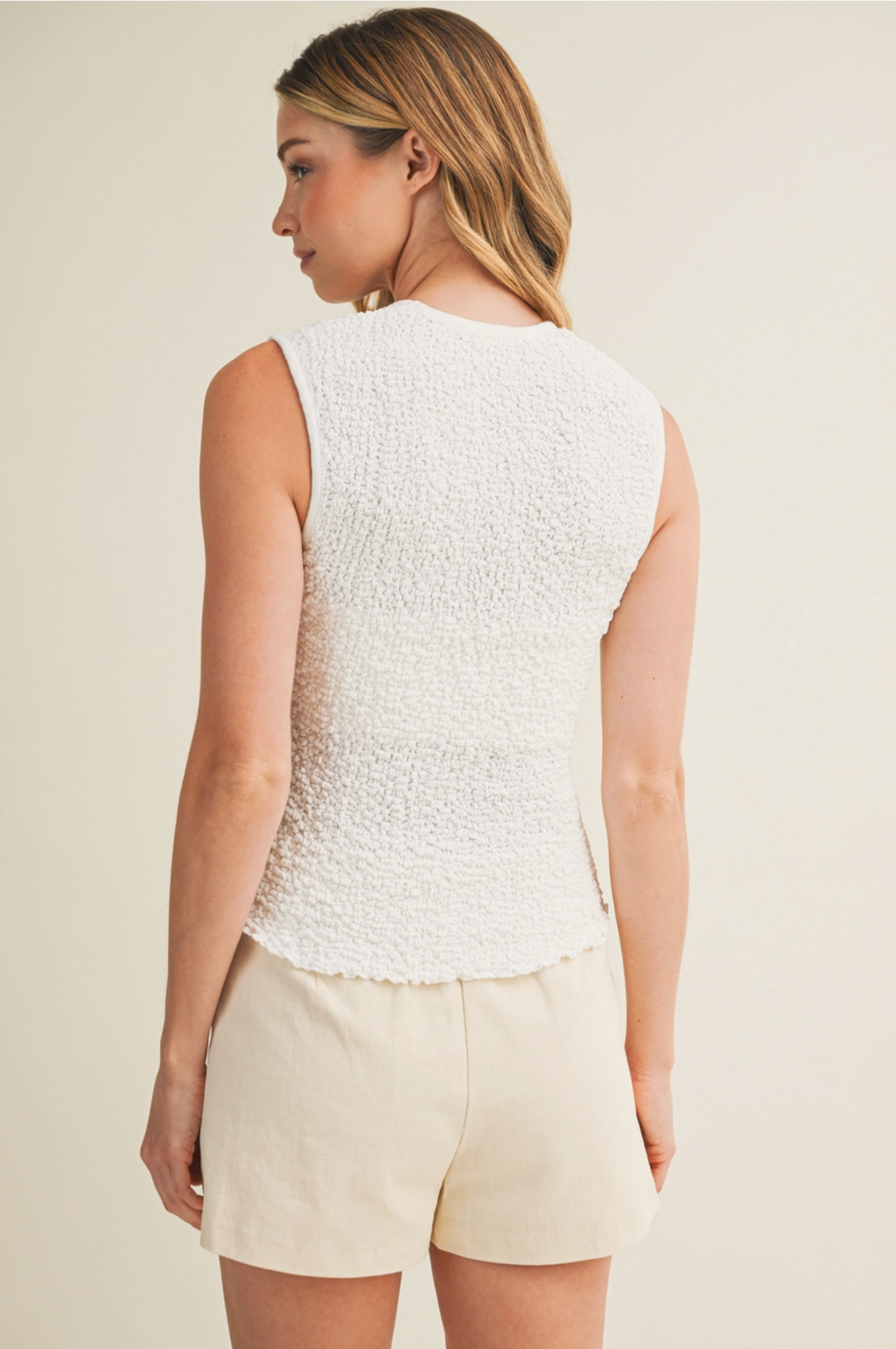 Popcorn Knit Top