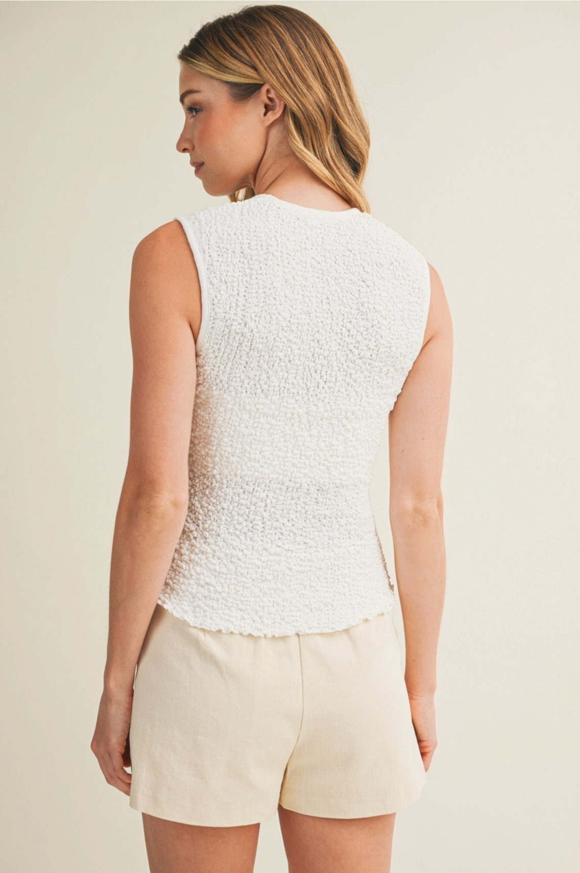 Popcorn Knit Top