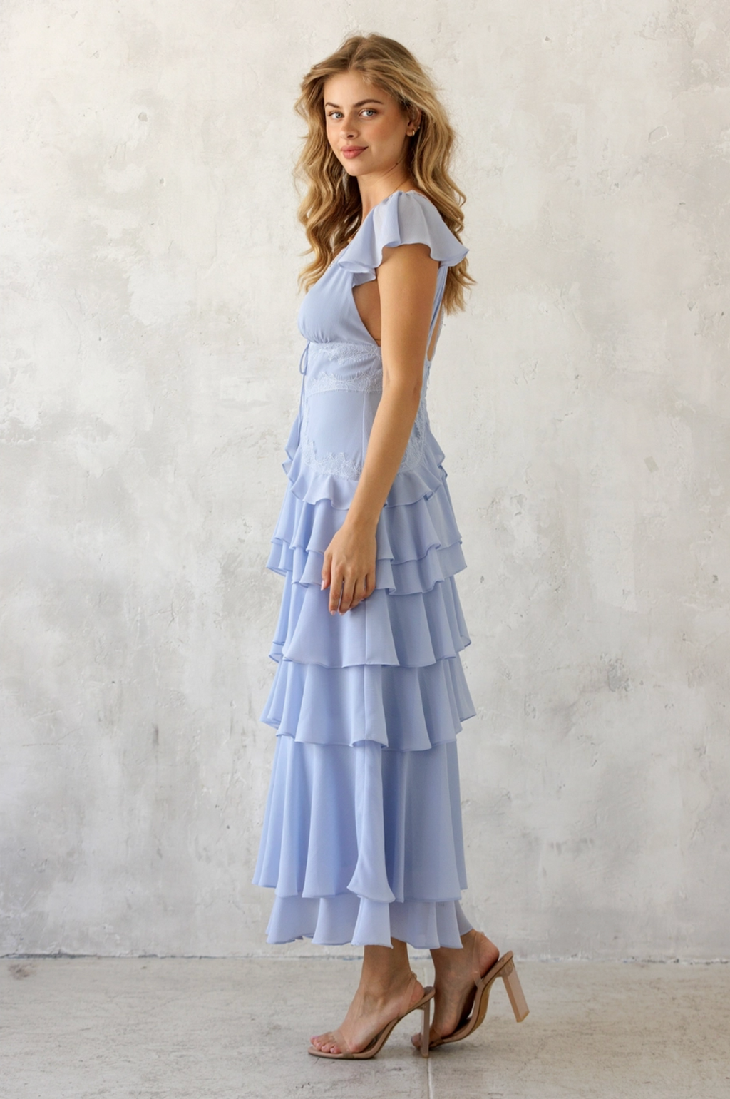 Tiered Ruffle Maxi Dress