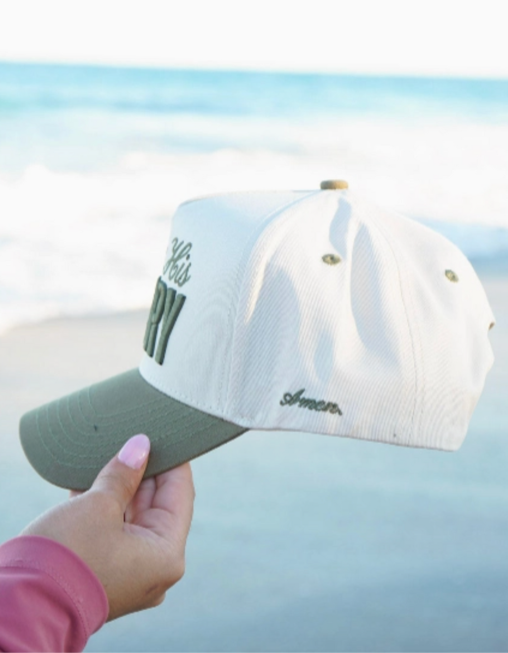 All For His Glory - Olive Trucker Hat