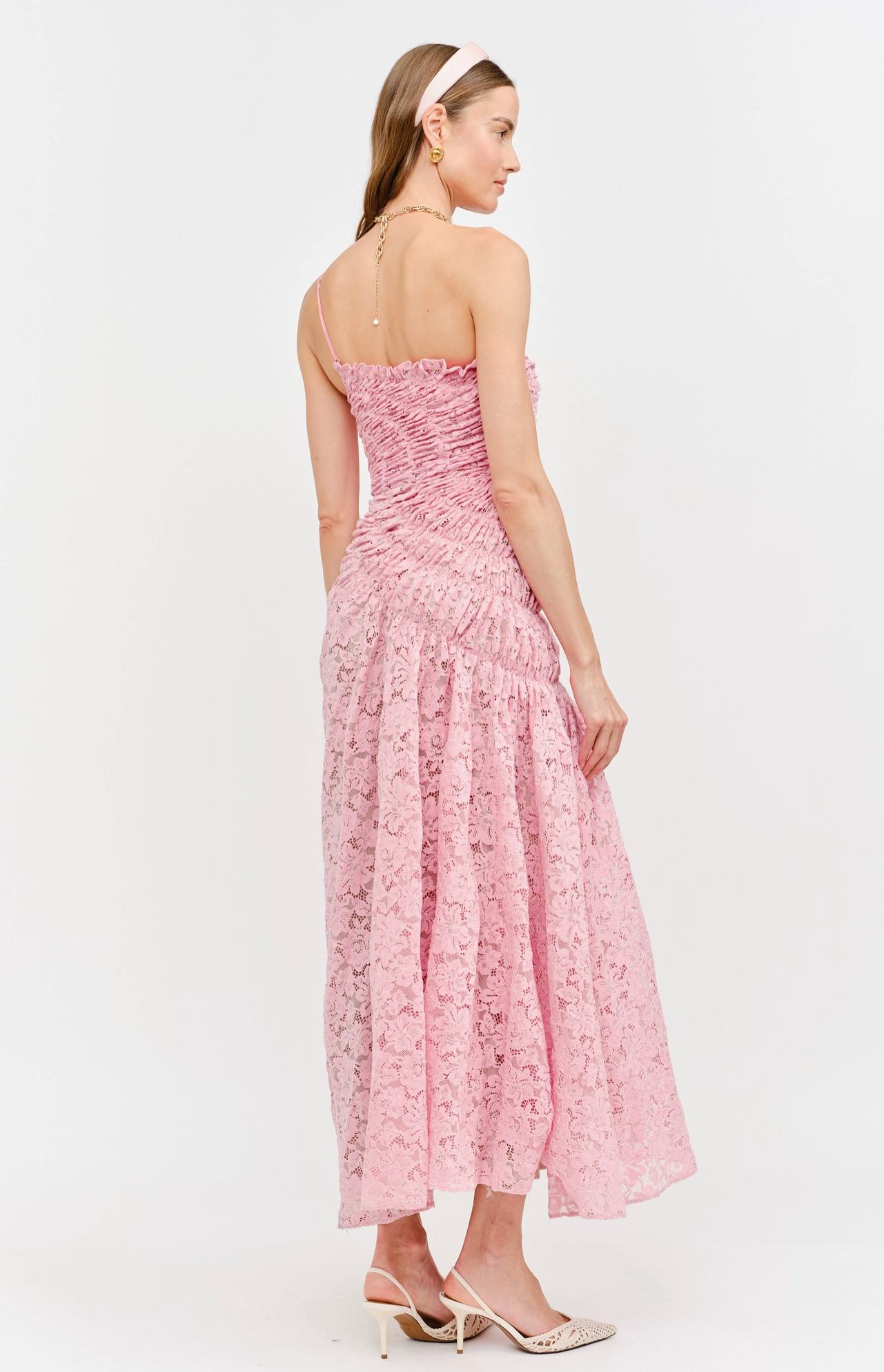 Amelia Dress Lace Midi