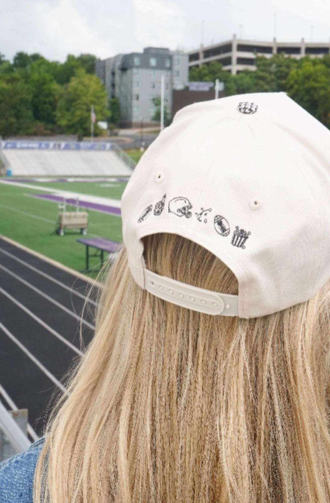 Touchdown - Black/White Houndstooth Hat