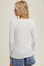 Ribbed Knit Top
