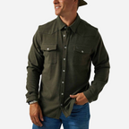 Long Sleeve Austin Shirt | Olive Green