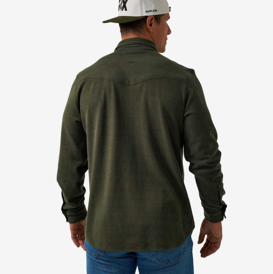 Long Sleeve Austin Shirt | Olive Green