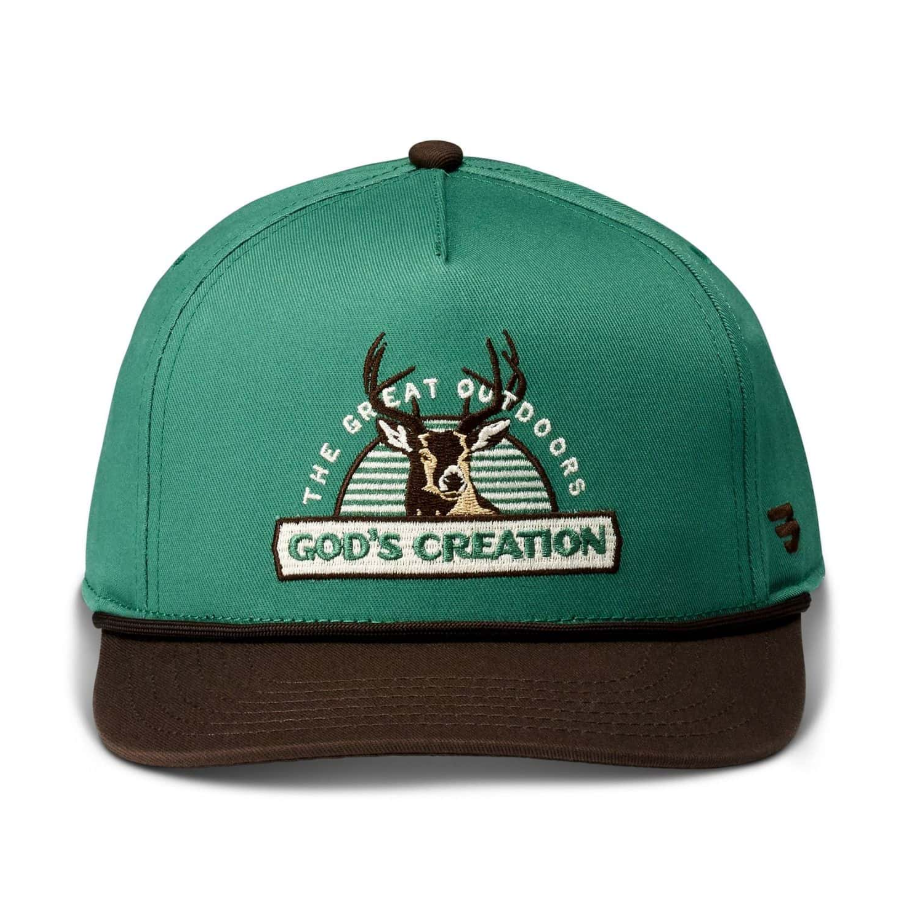 Cap - God's Creation - Green & Brown Bill