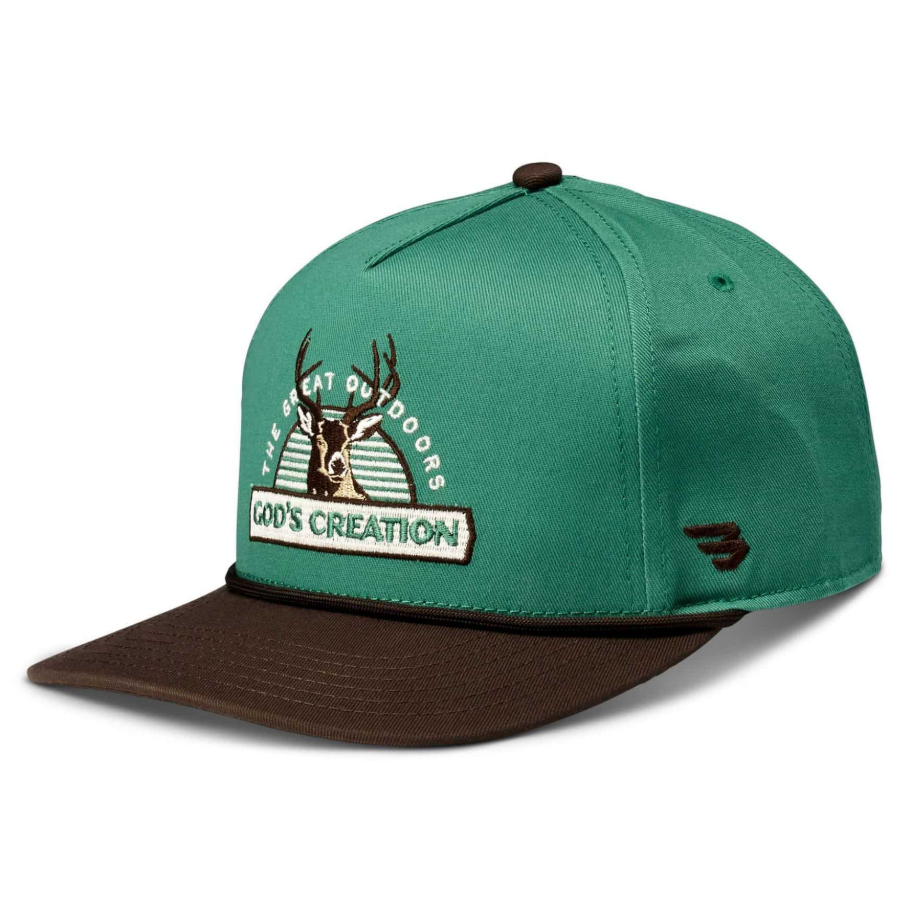 Cap - God's Creation - Green & Brown Bill
