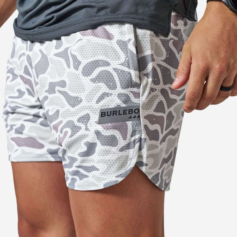 Mesh Training Shorts - White Camo