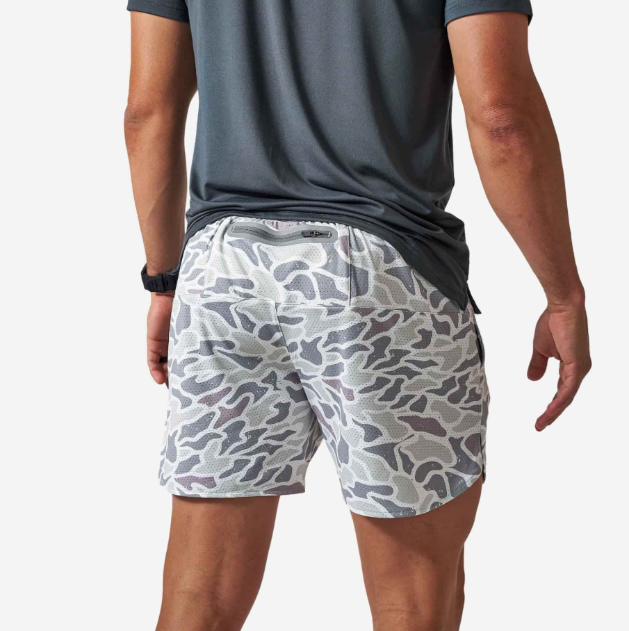 Mesh Training Shorts - White Camo