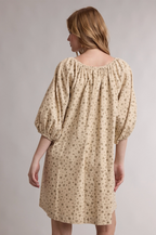 Floral Mini Corduroy Dress