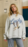 IT2594-MALLARD Lucky & Mallard Reversible Mock Neck