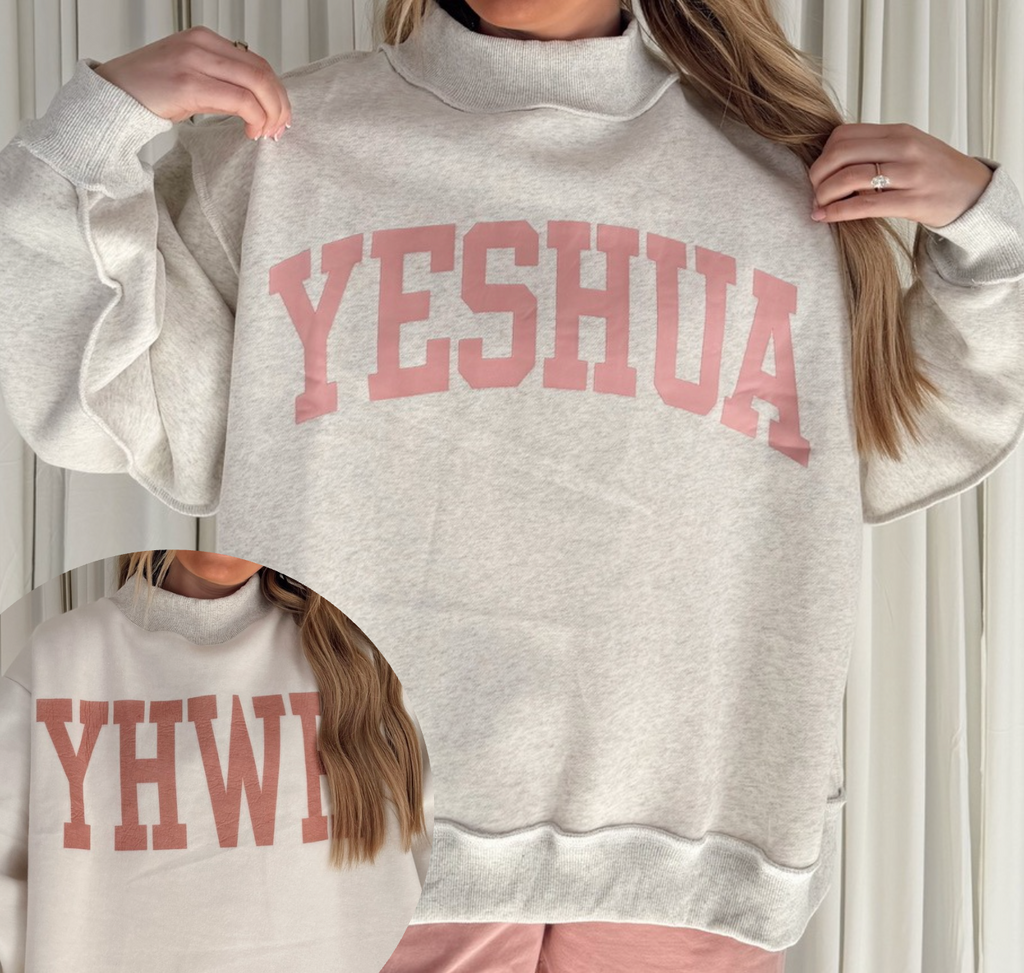 YESHUA Reversible Mock neck Sweatshirt