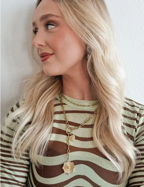 Laney Lariat Charm Necklace