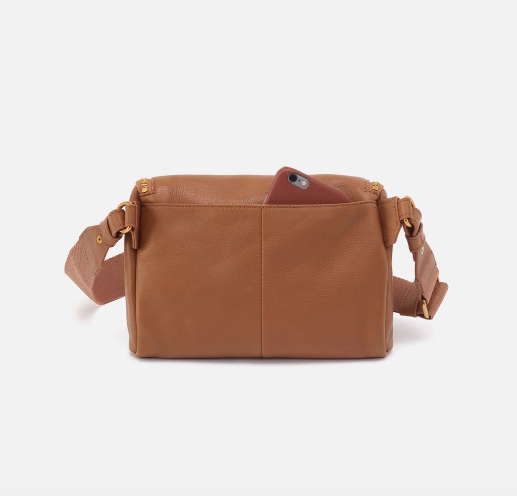 Fern Large Belt Bag - Pebbled Leather | Warm Honey