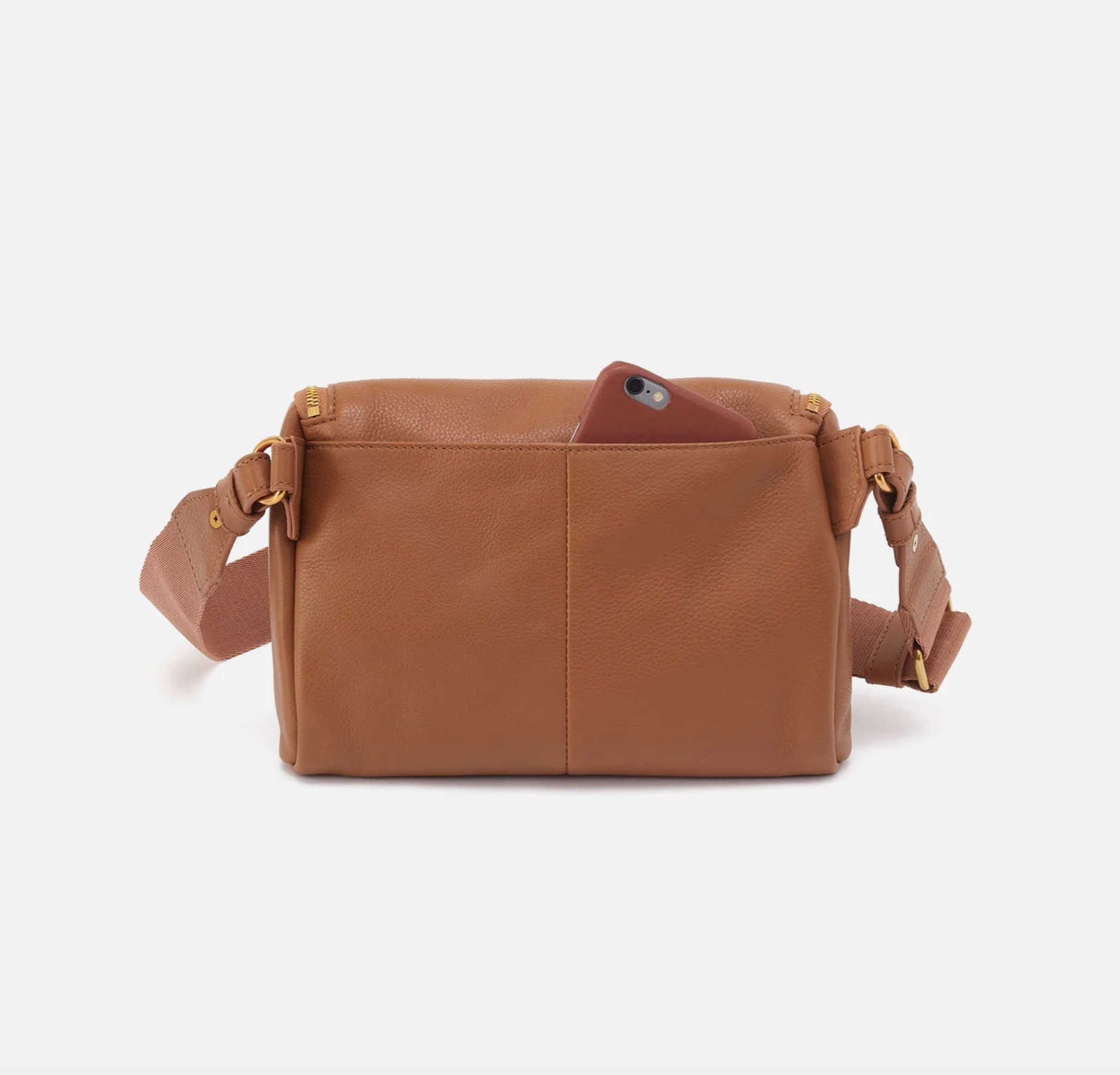 Fern Large Belt Bag - Pebbled Leather | Warm Honey