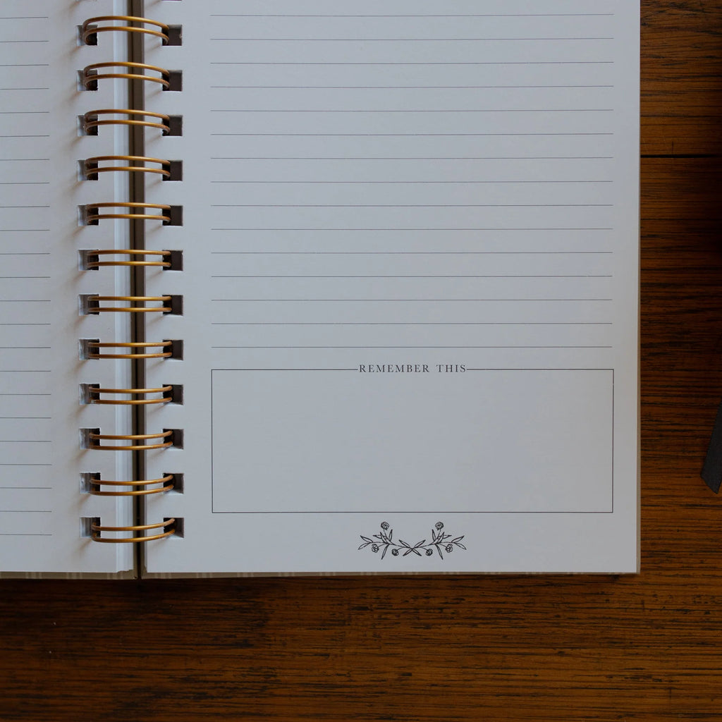 Sermon Notes Journal Pale Stripes
