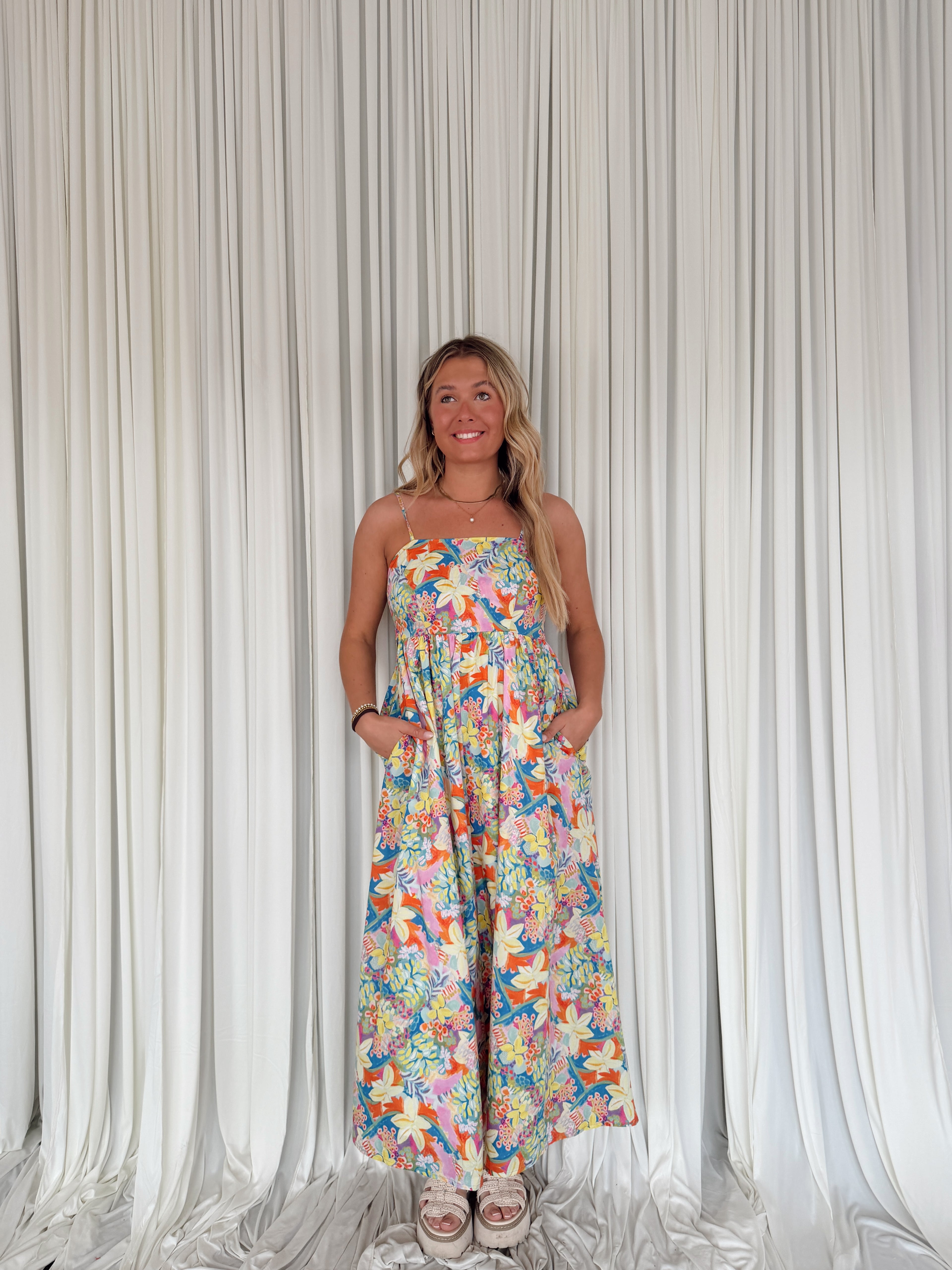 Tropical Garden Maxi Dress