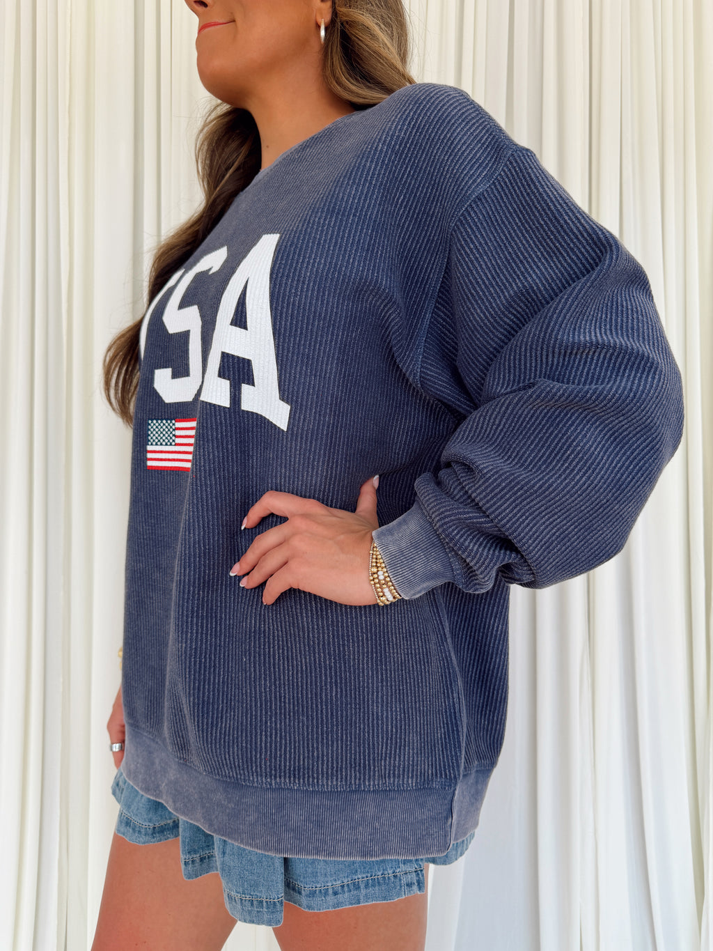 USA Flag Sweatshirt