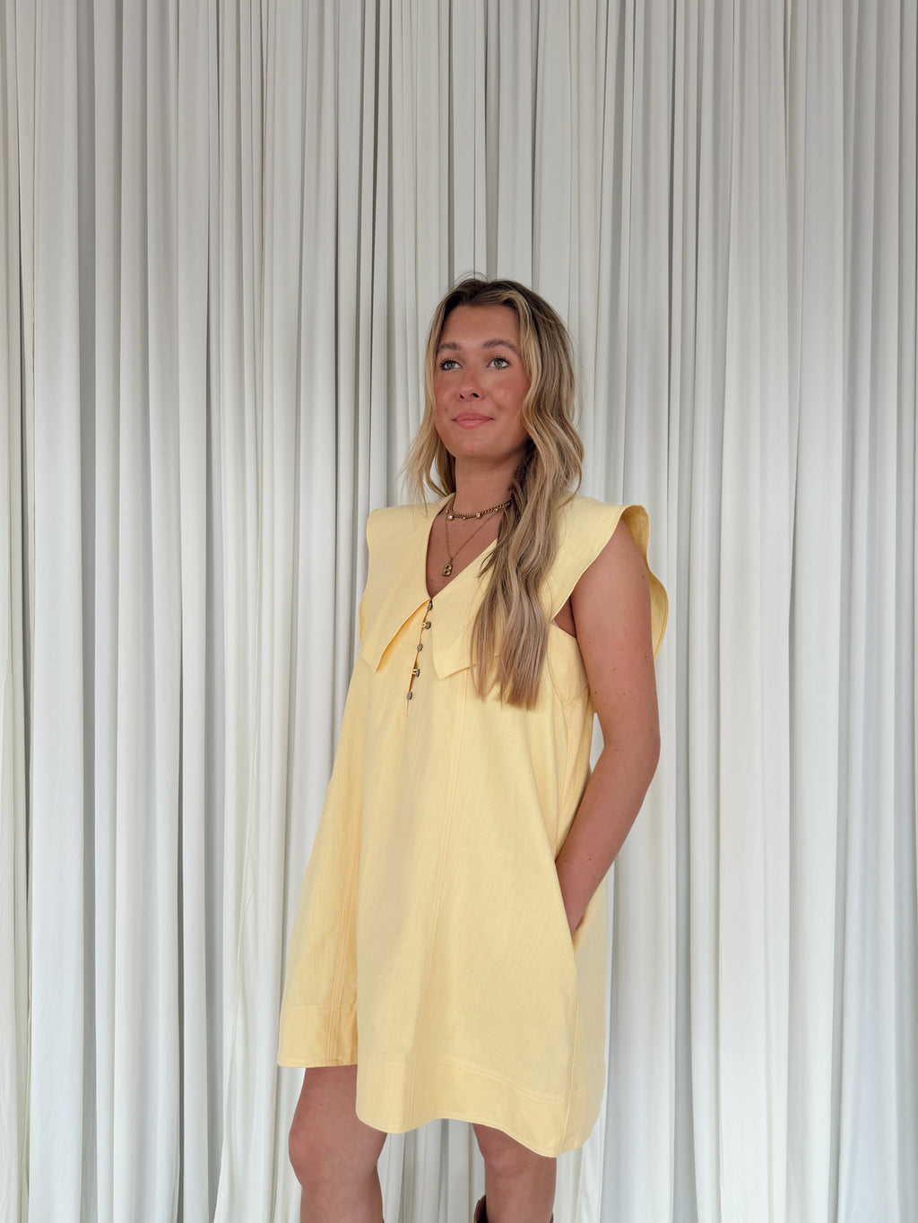 Sailor Collar Mini Dress
