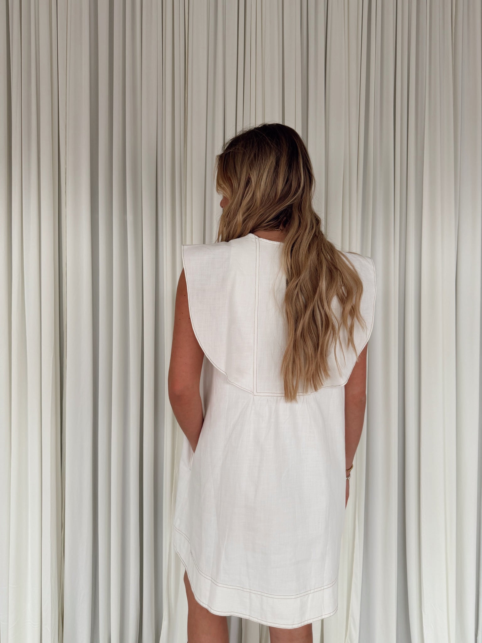 Sailor Collar Mini Dress