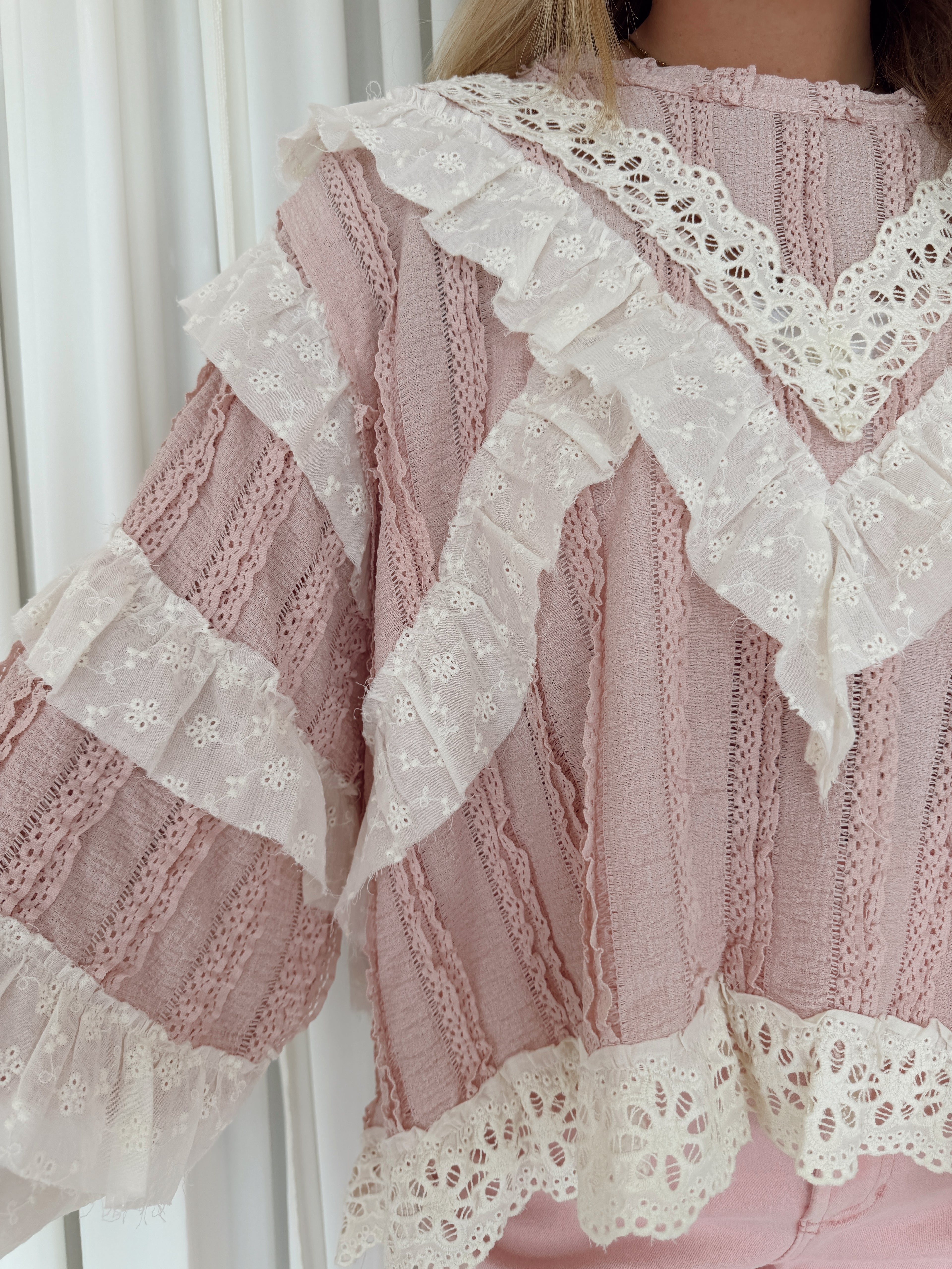 The Ruffle Lace Top