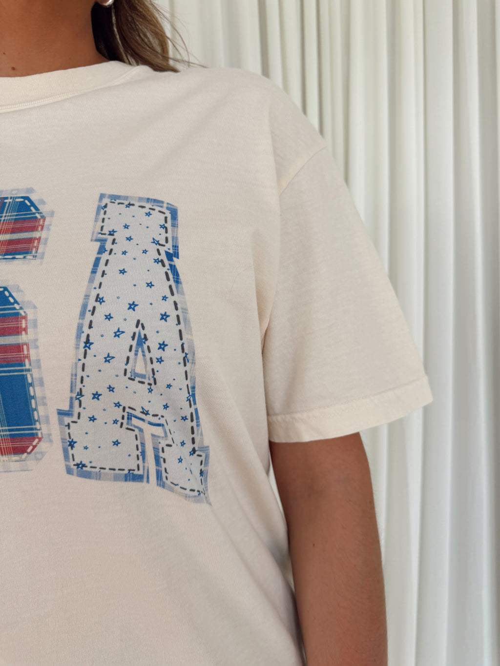 USA Patchwork Tee