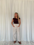 Side Pocket Wide Pants
