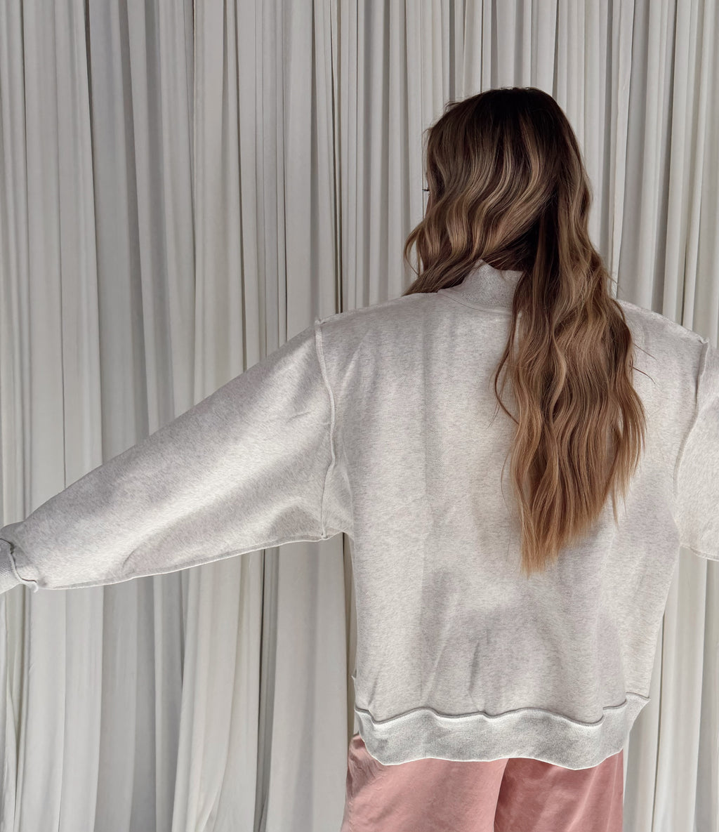 YESHUA Reversible Mock neck Sweatshirt