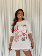 Americana Vintage Oversize Graphic Tee