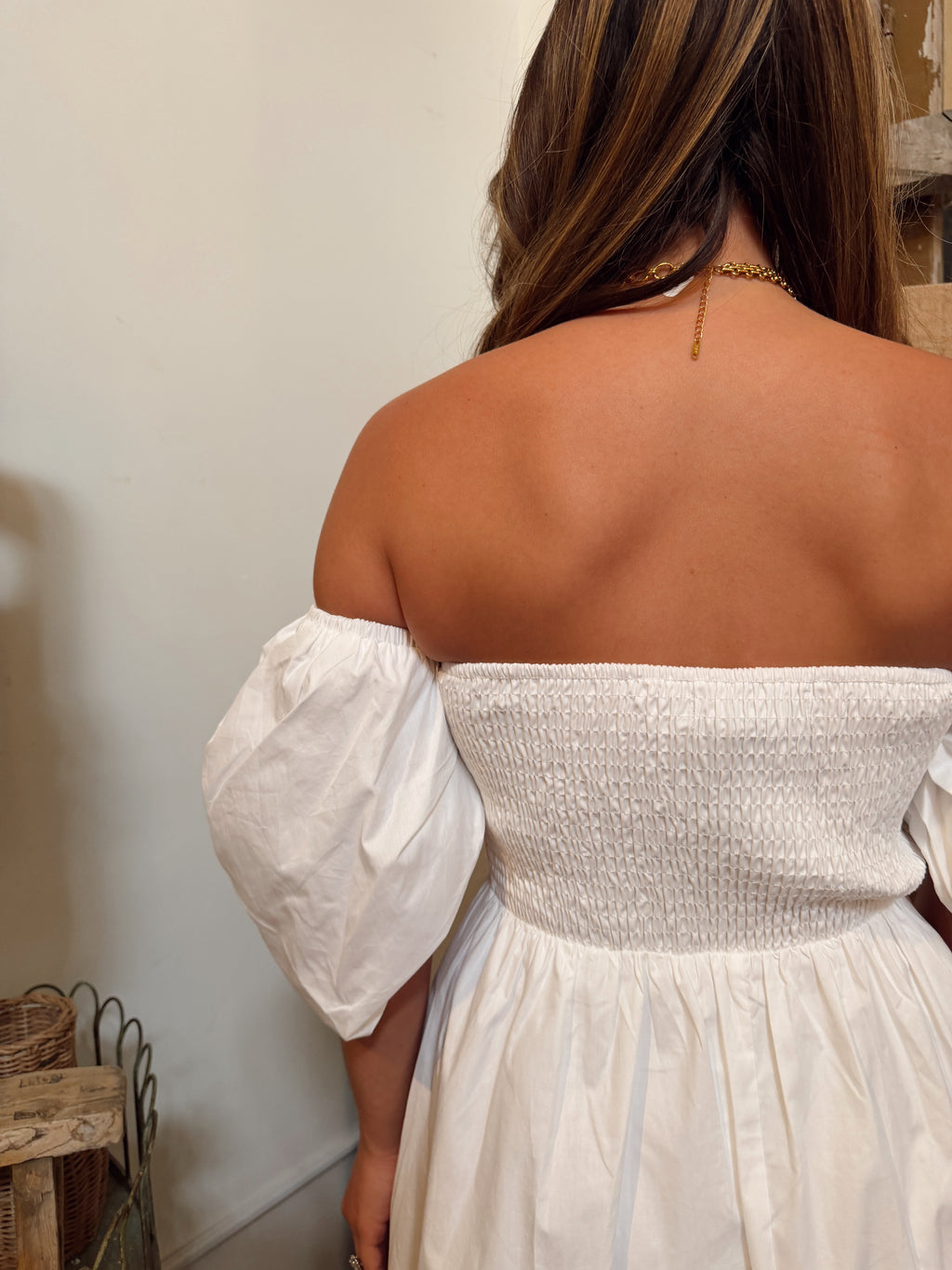 Off-the-Shoulder Maxi Dress