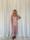 Drop-Waist Sweetheart Maxi Dress