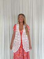 Crochet Knit Vest