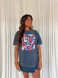 Just a Girl who Loves America Tee
