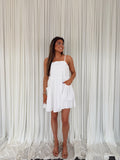 Square Neck Flare Mini Dress