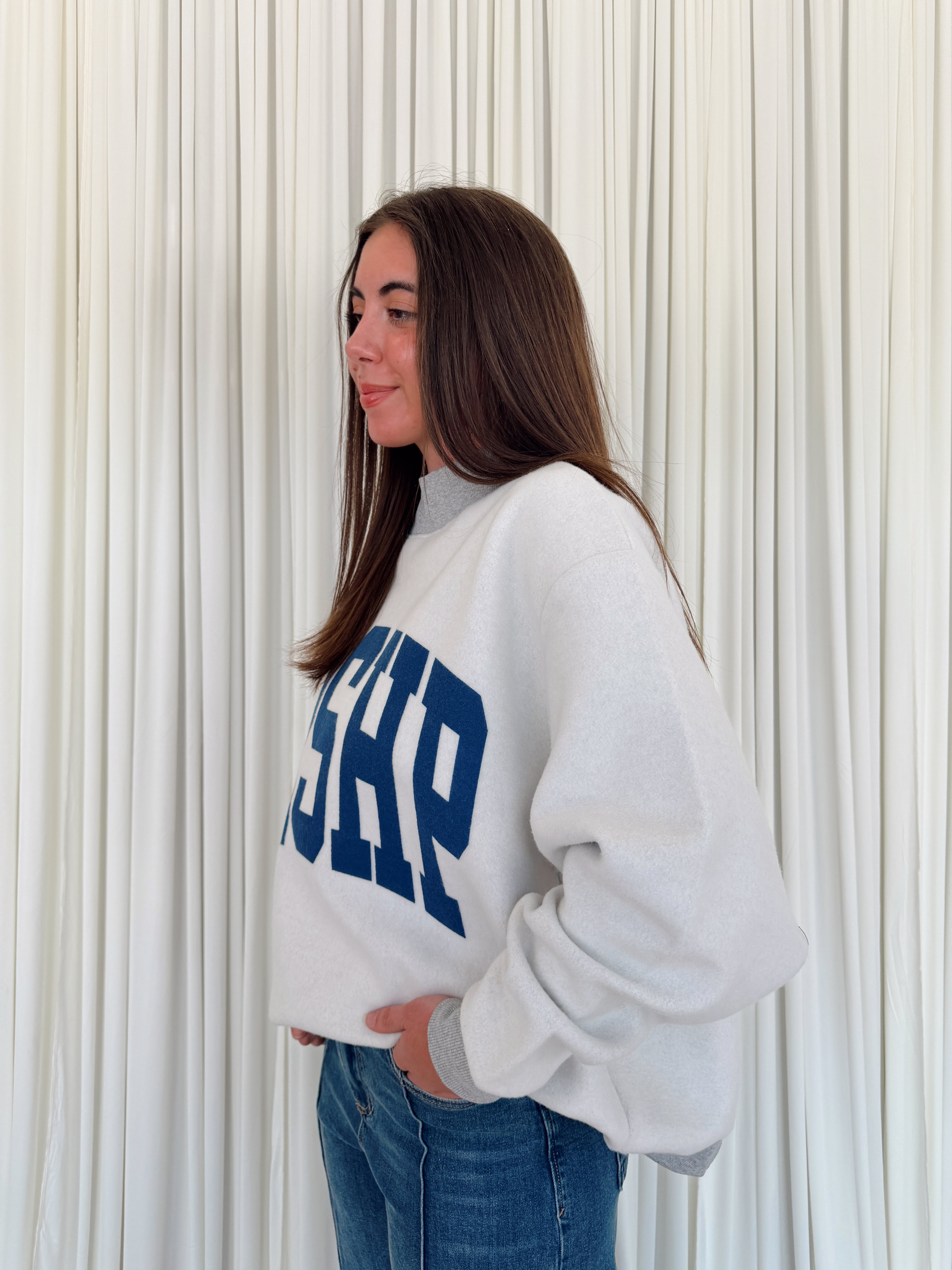 WRSHP Reversible Mock Sweatshirt