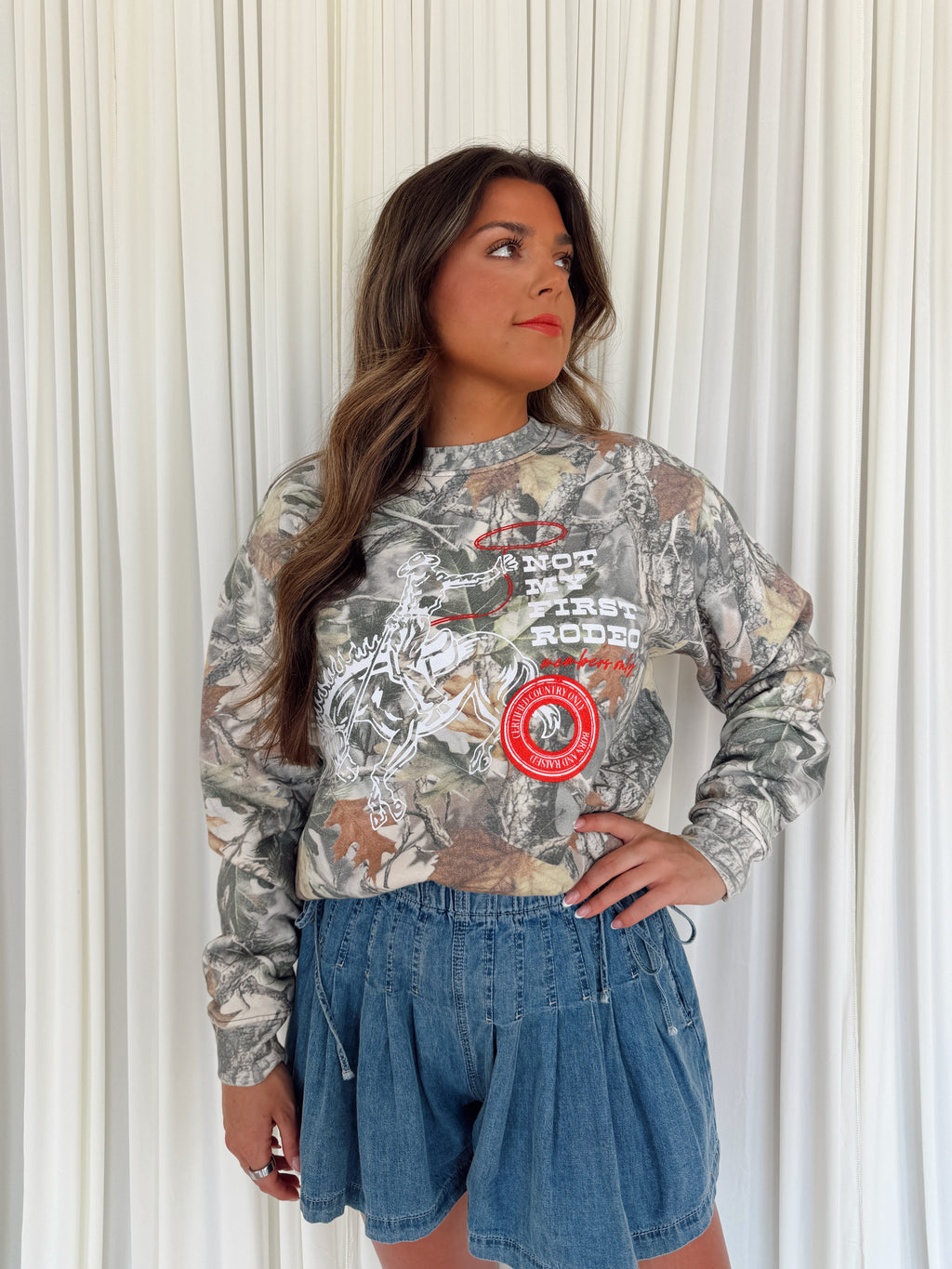 Members Only Camo Sweatshirt