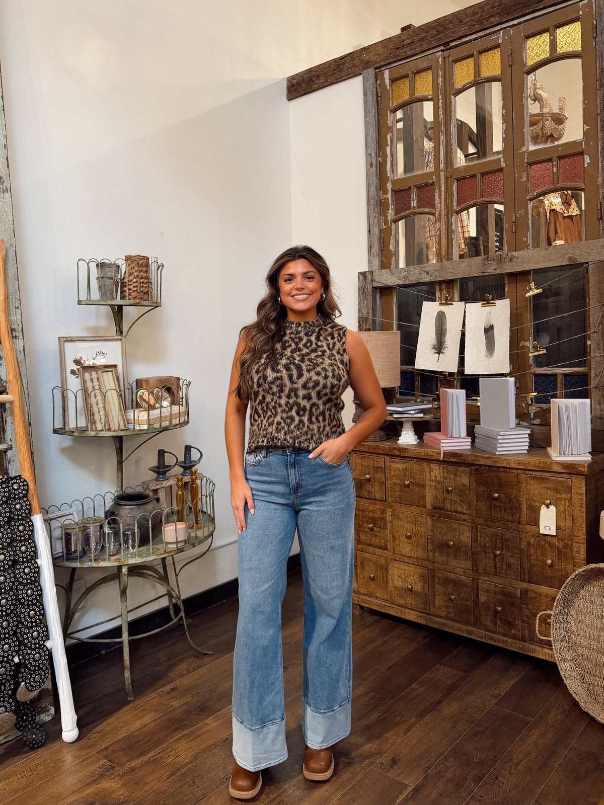 Fiona Wide Leg Jean | Rome Place