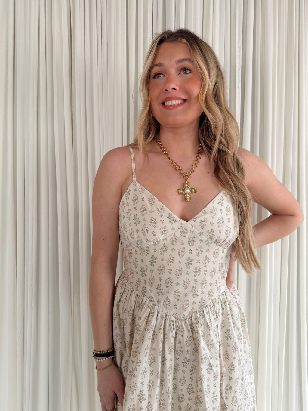 Floral Print Maxi Dress