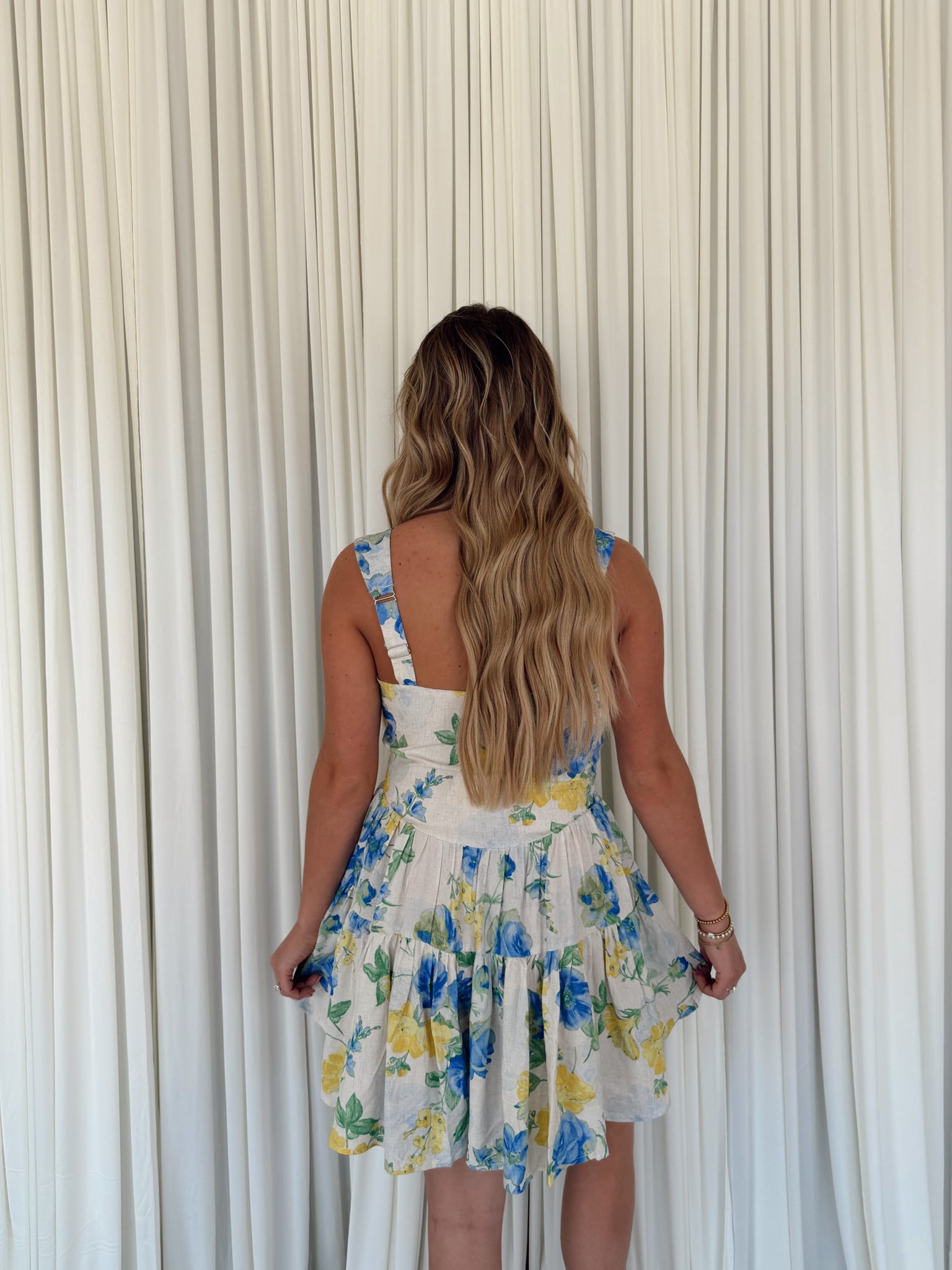Floral Tiered Ruffle Romper