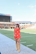 Polka Dot  Strapless Top