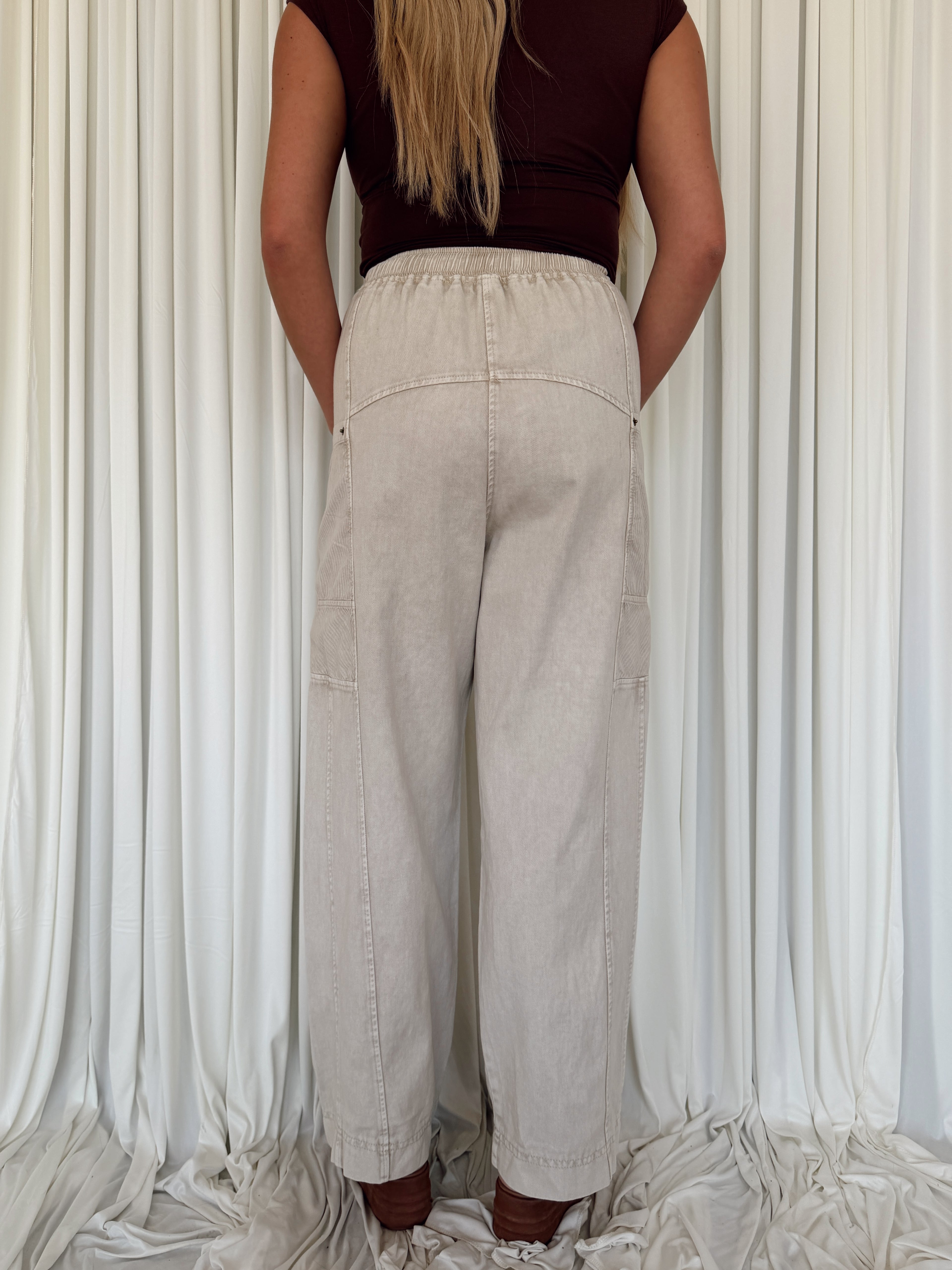 Side Pocket Wide Pants