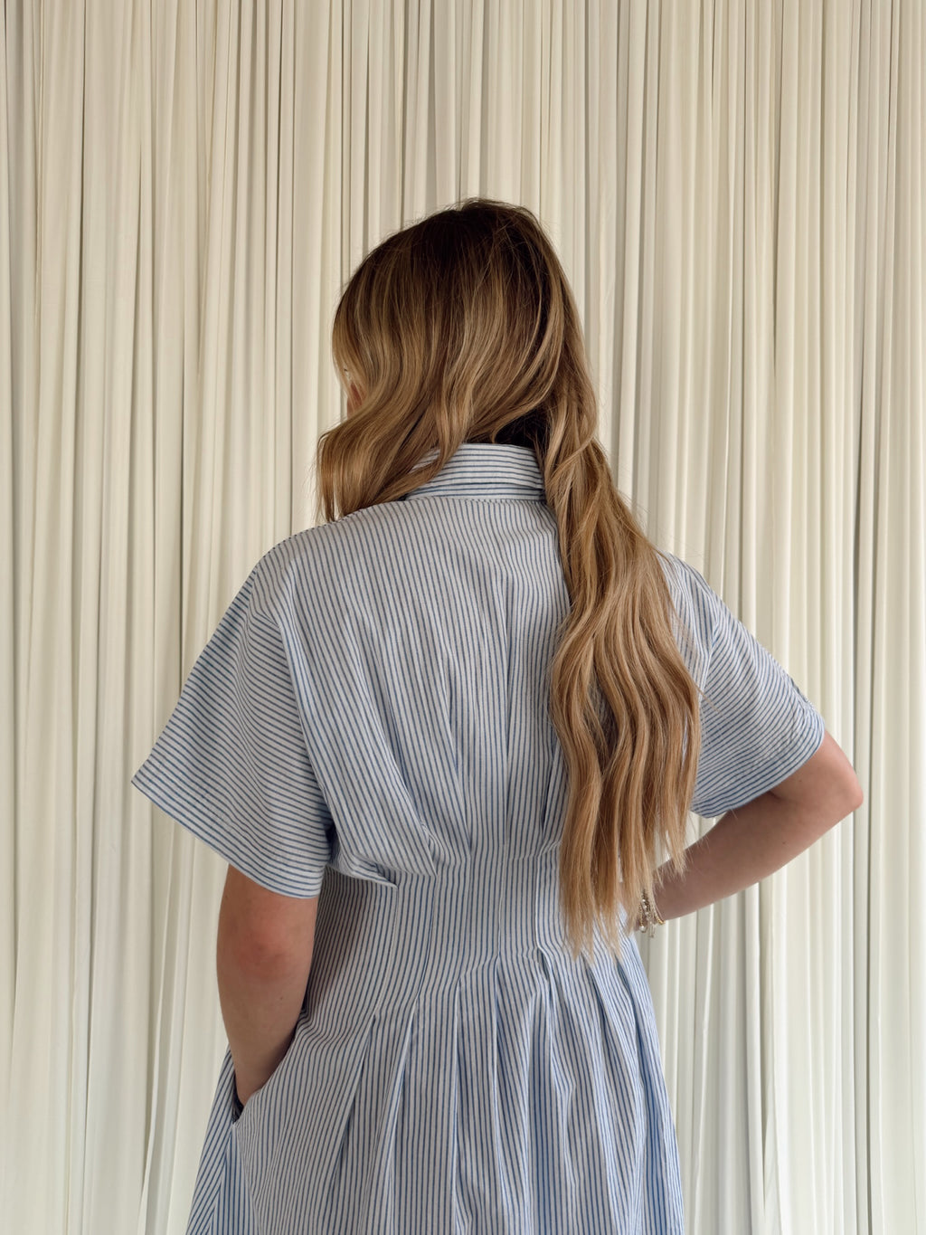 Bonnie Buttondown Woven Midi Dress