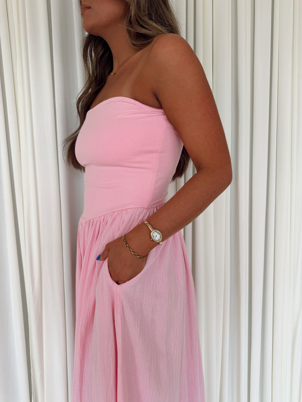 Strapless Maxi Dress