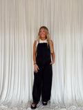 Mineral Washed Sleeveless Jumpsuit