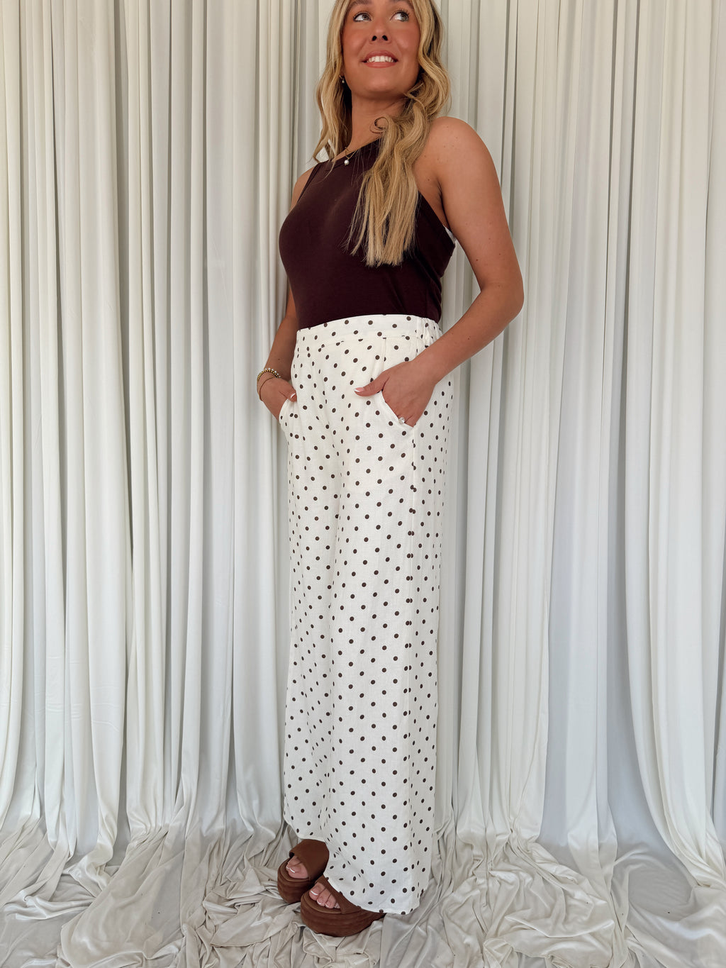 Remy Dotted Pants Woven