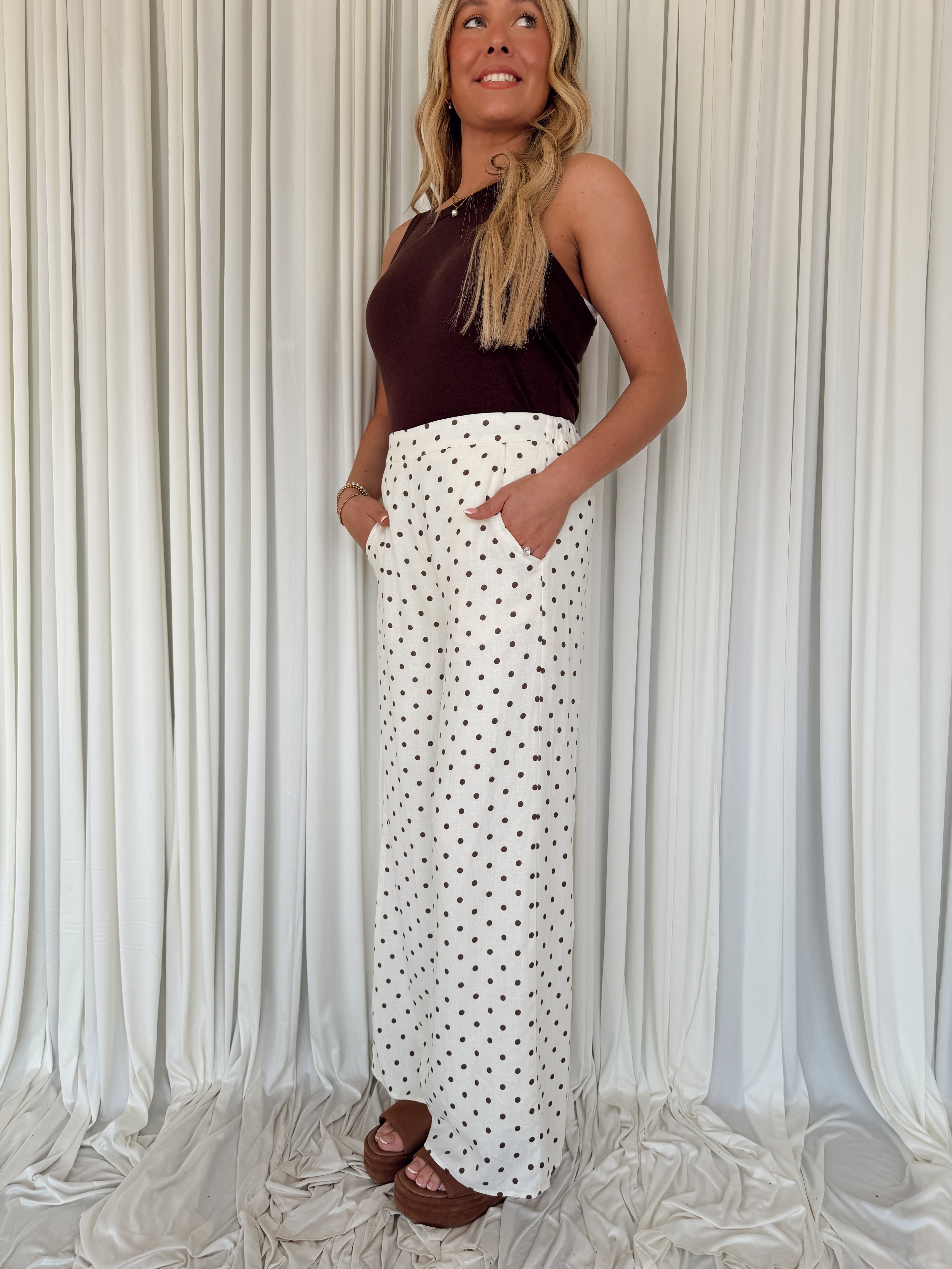 Remy Dotted Pants Woven