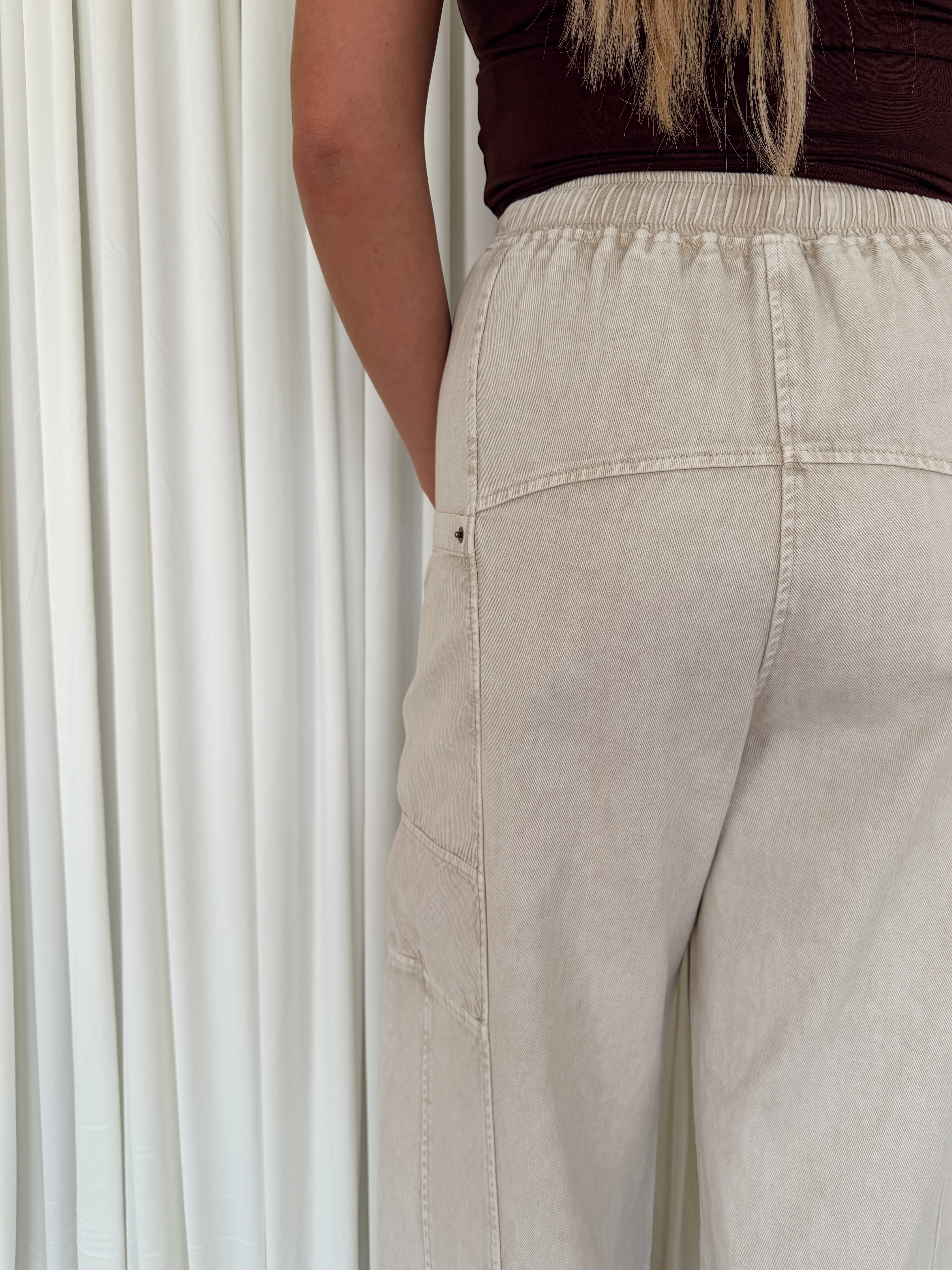 Side Pocket Wide Pants