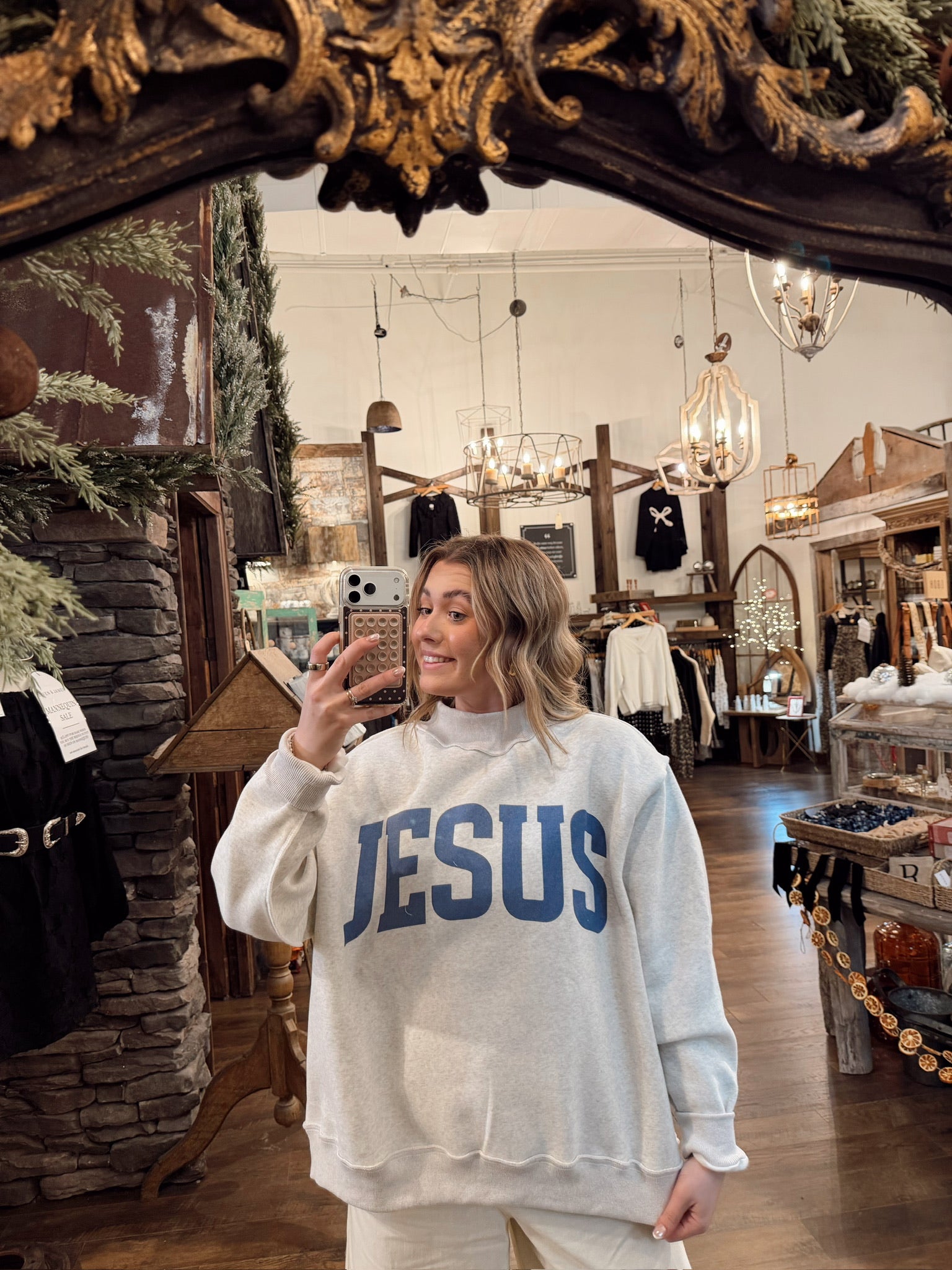 JESUS Jesus & God is Good Sweatshirt | IT2594