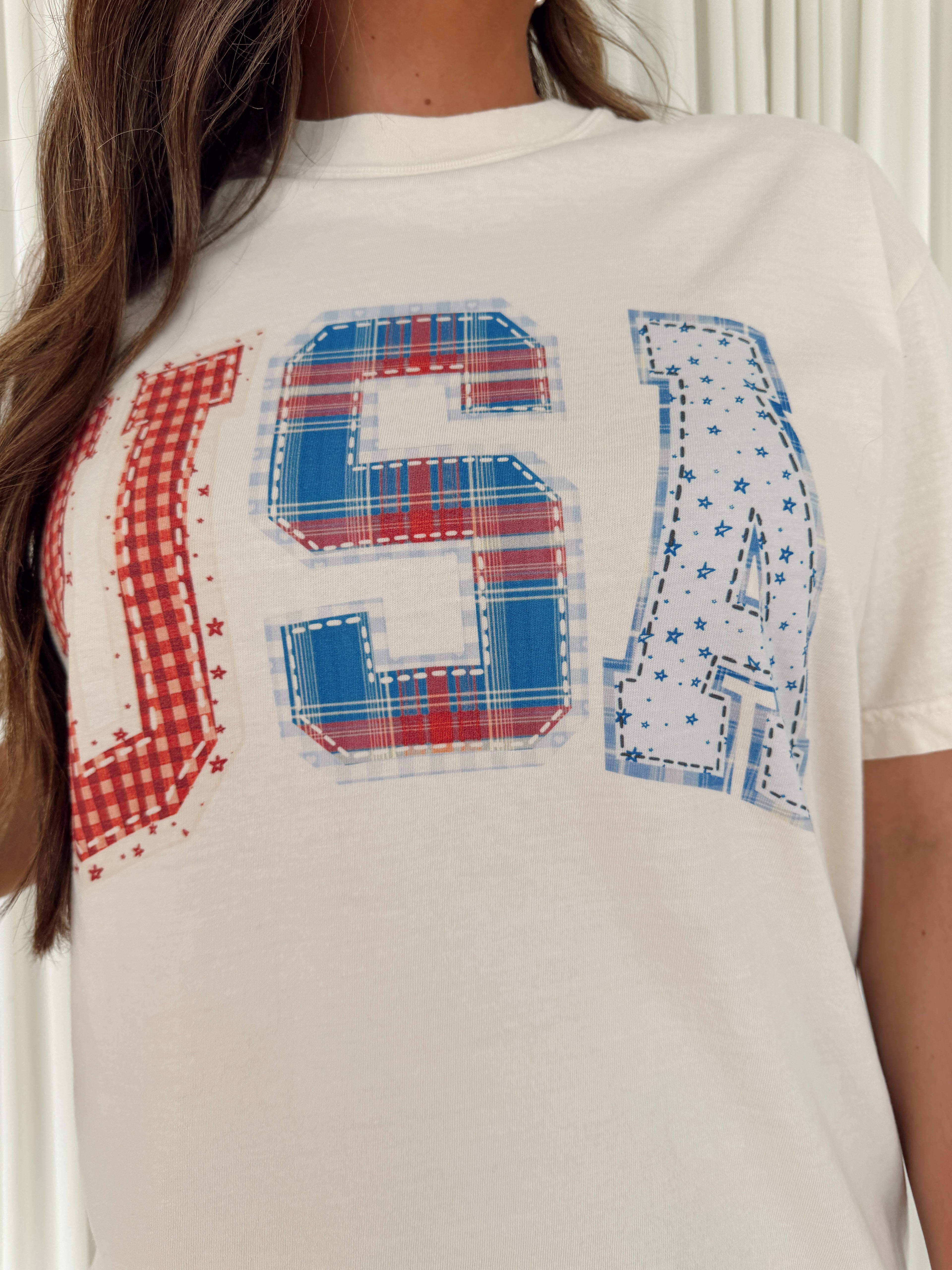 USA Patchwork Tee